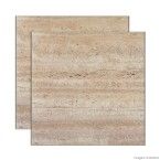 Porcelanato retificado 58,4x58,4cm HD Travertino noce Portinari