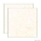 Porcelanato retificado 60x60cm Imperial polido bege Cecrisa