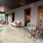 Porcelanato retificado 70x70cm Campania Stone Out esmaltado Delta