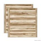 Porcelanato retificado 80x80cm Marketry teca fosco Ceusa