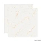 Porcelanato retificado 87,7x87,7cm Calacata Real polido Portinari