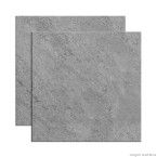 Porcelanato retificado 90x90cm Arena acetinado esmaltado cinza Eliane