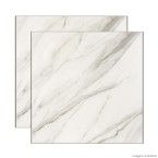 Porcelanato retificado 90x90cm Carrara polido bianco Portobello
