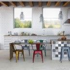 Porcelanato retificado 90x90cm Munari esmaltado acetinado cimento Eliane