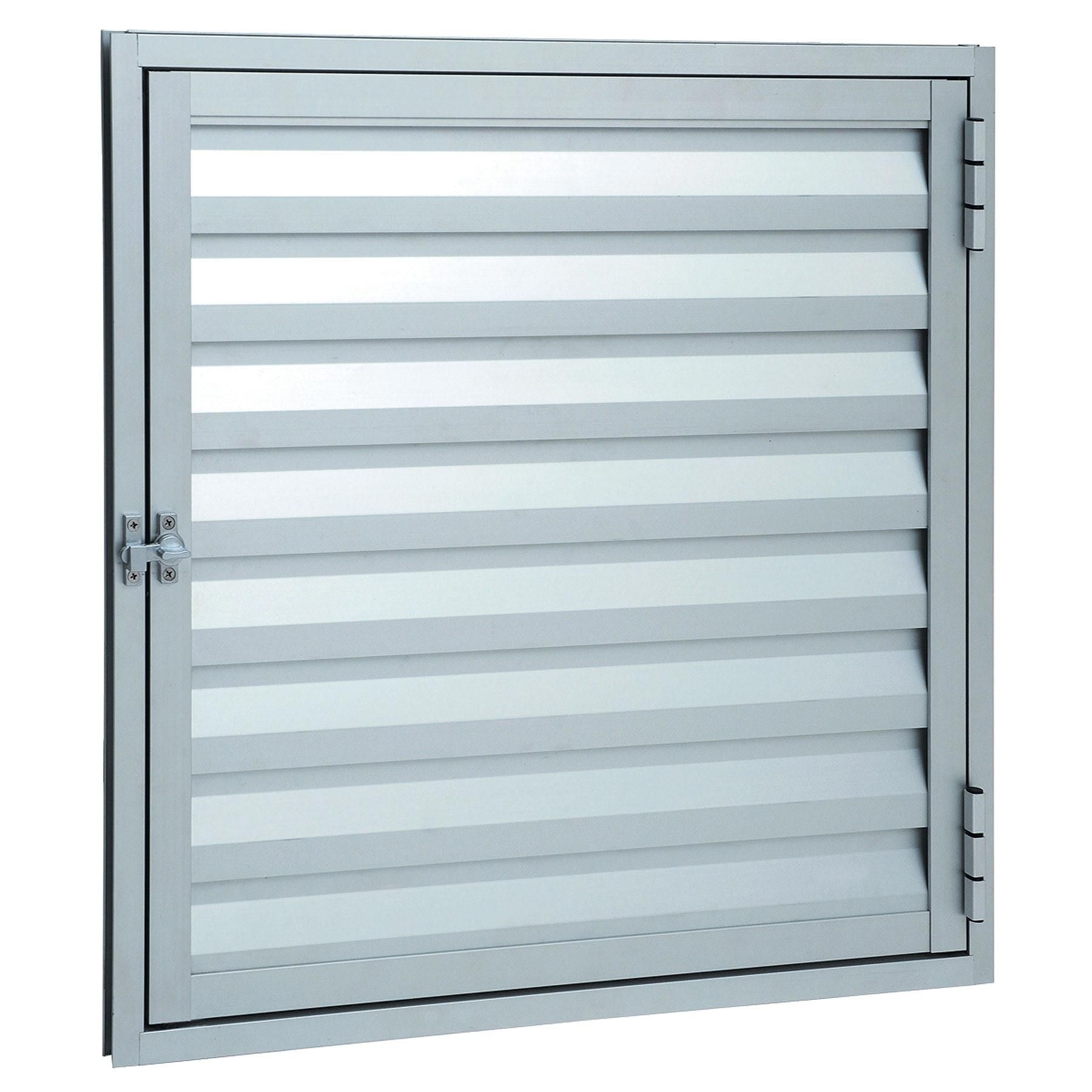 Porta Abrigo Veneziana Alumínio 60x60cm Sasazaki