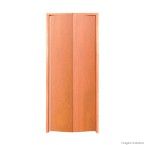 Porta camarão de madeira esquerda 210x82cm padrão imbuia Rodam