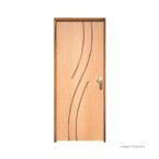 Porta de madeira Lisa ES 101 direita 210x82x12cm curupixá Sidney