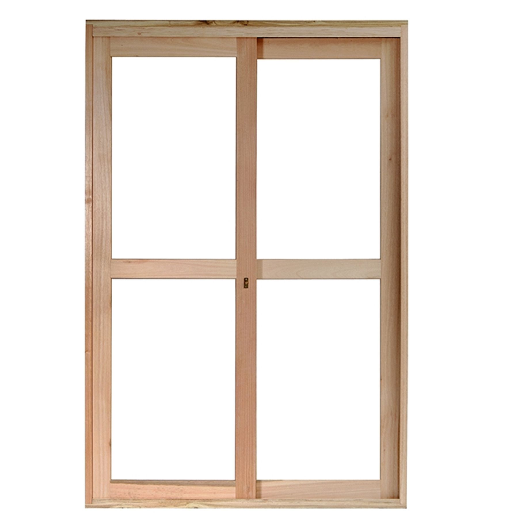 Porta Montada de Correr Lisa de Madeira Eucalipto 2,13x1,40m Rondosul