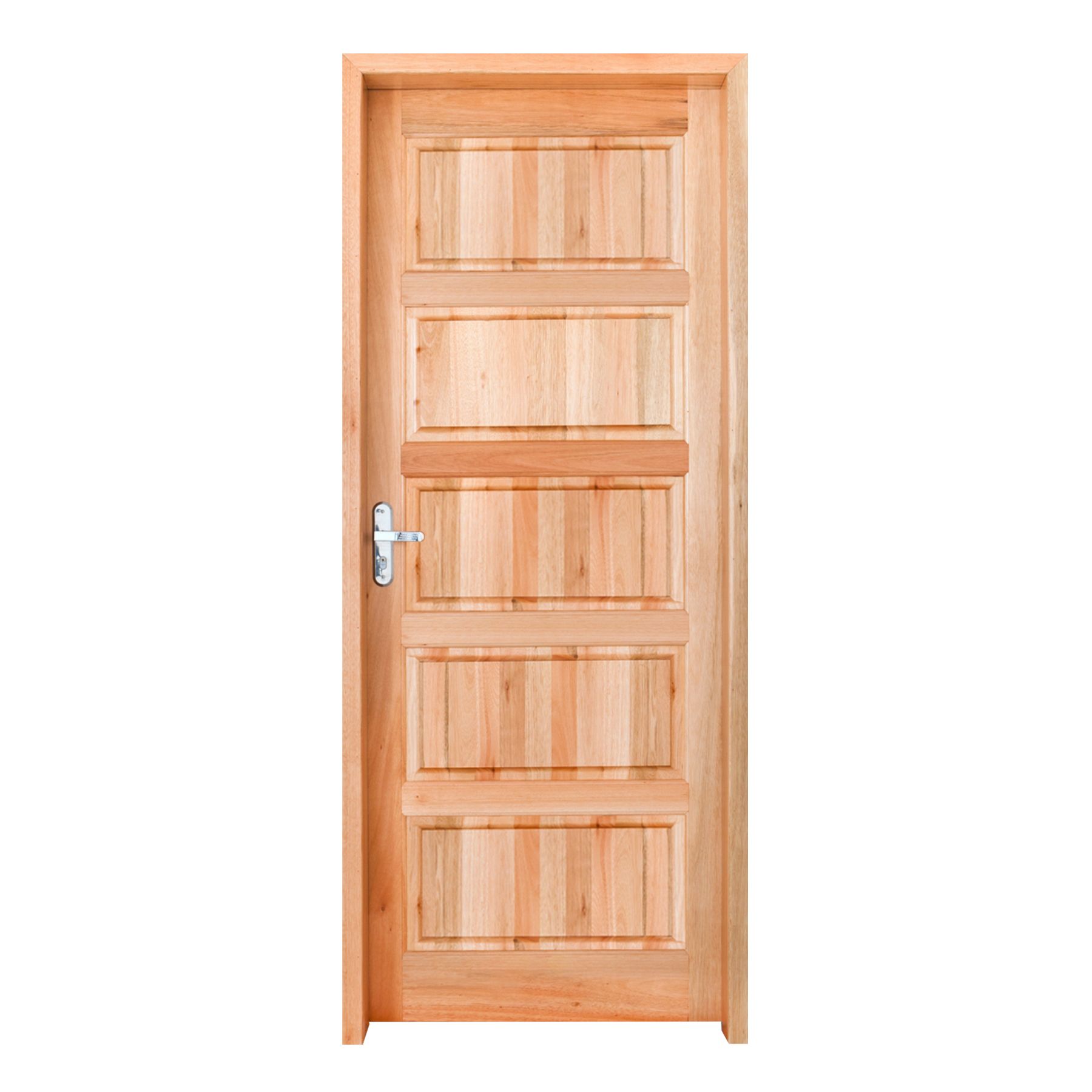 Porta Montada de Giro Decorada de Madeira Eucalipto 2,10x0,80m Cruzeiro