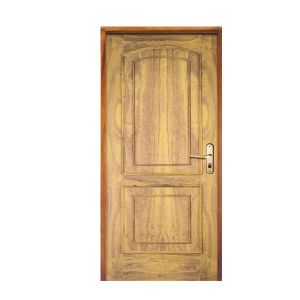 Porta Montada de Giro Decorada de Madeira Imbuia 2,10x0,82m Esquadrias Sidney