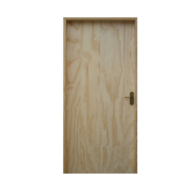 Porta Montada de Giro Lisa de Madeira Virola/Pinus 2,10x0,80m Uniportas