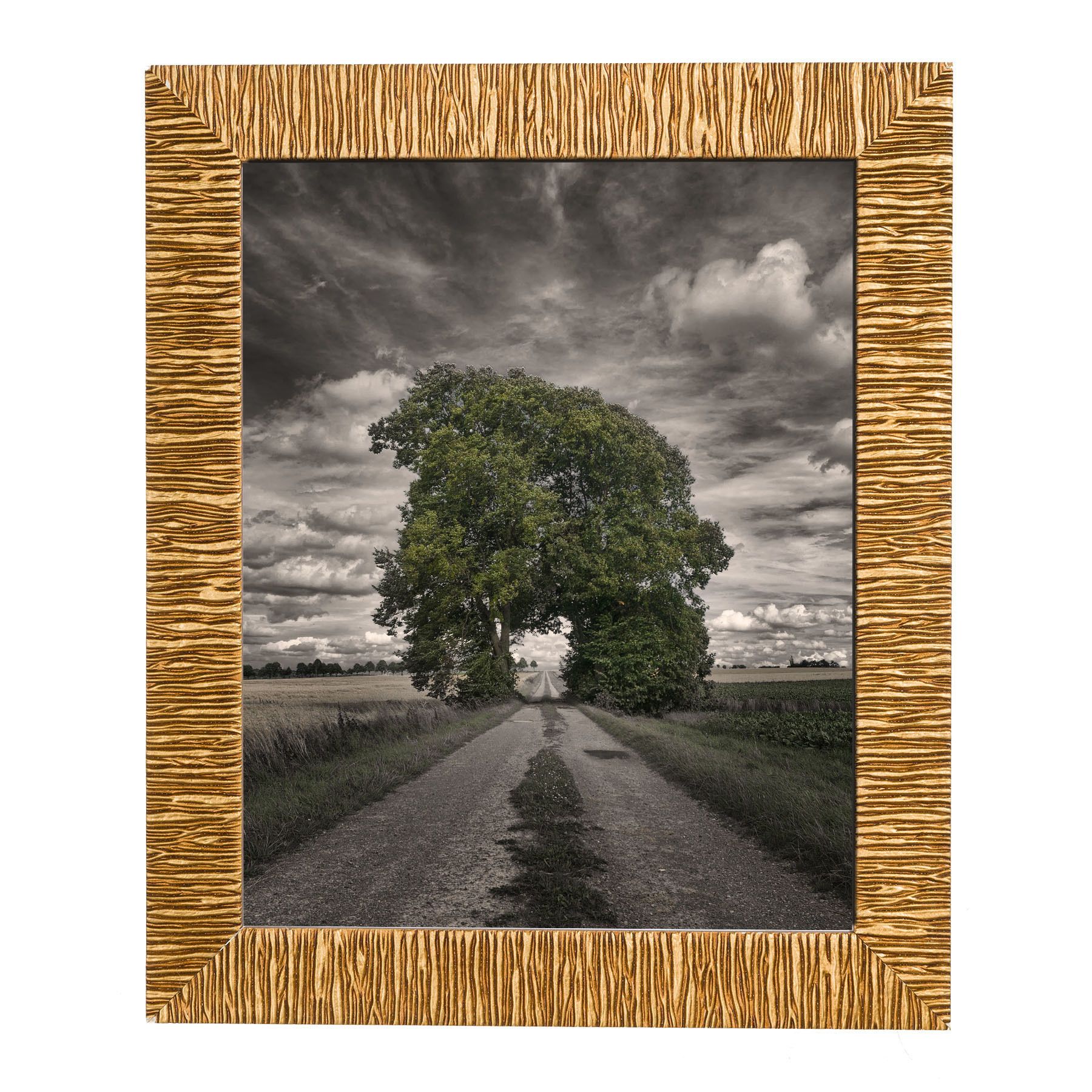 Porta Retrato Riom Dourado 20x25cm