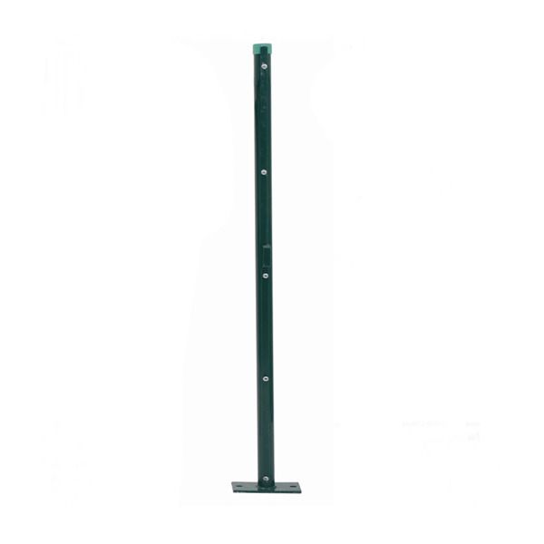 Poste para Portão com Parafuso e Fechadura Aço Verde 180cm