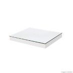 Prateleira Blu 60 branca com tampa de vidro incolor Bumi