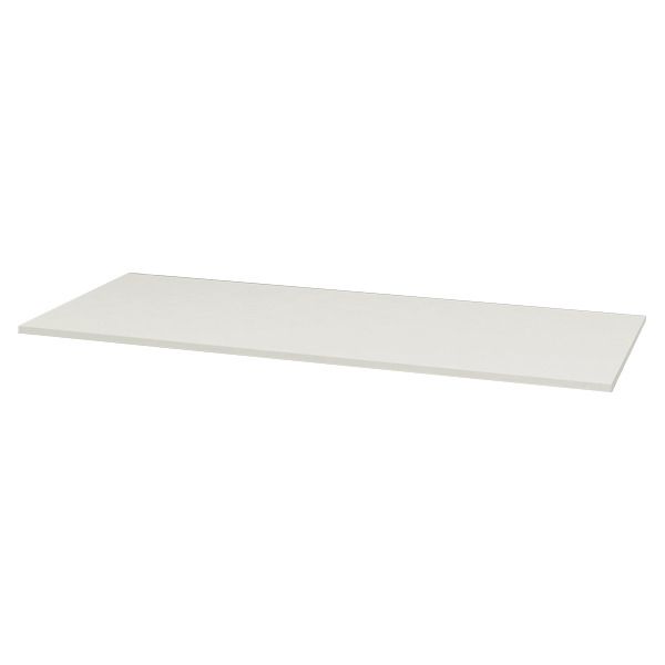 Prateleira Borda Reta sem Suporte MDF 120x50x1,5cm Branco Spaceo
