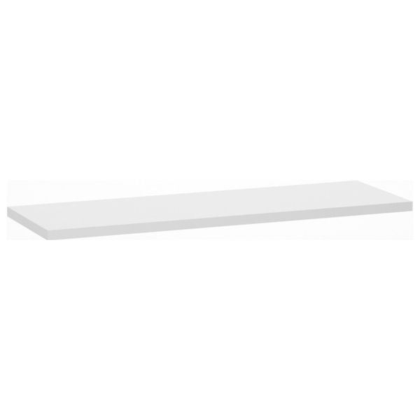 Prateleira Borda Reta sem Suporte MDP Branco 60x20x1,5cm Luciane