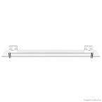 Prateleira cromada com base de vidro grade R-Line Alterna