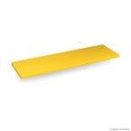 Prateleira de madeira Criar 30x90cm amarela Utilfer