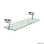 Prateleira de vidro Fit cromada Esteves