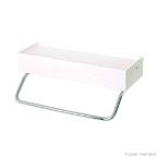 Prateleira de vidro gelo Deca