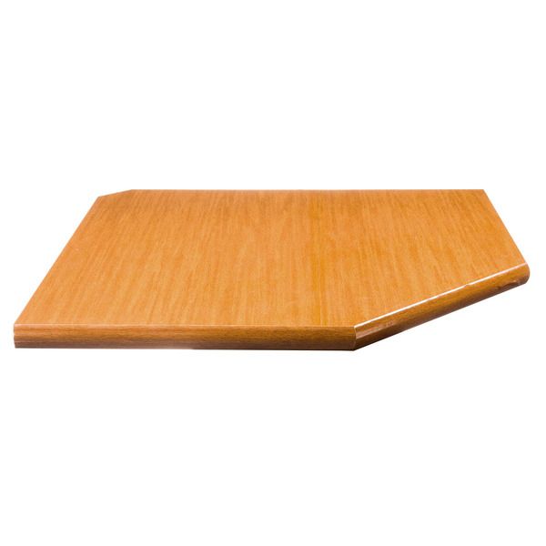 Prateleira Suporte Embutido Madeira Borda Oval Montfácil Classic 80x50x4cm Madeirado Mel