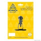 Prendedor de porta para piso 86151/3 aço zamac Aliança