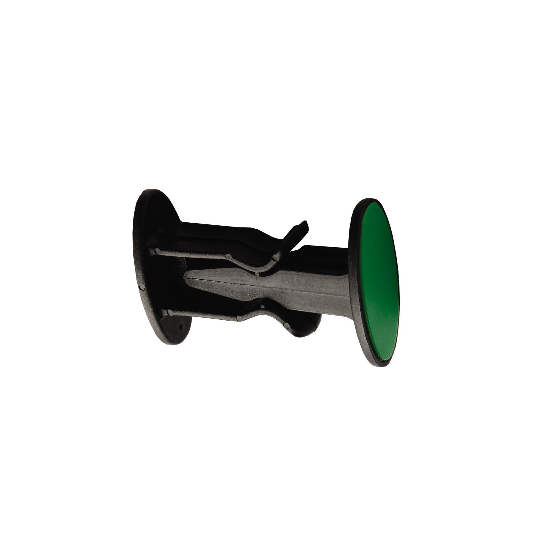 Prendedor para Porta Chão e Parede Adesivo Plástico Preto