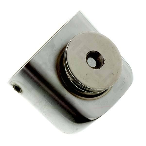 Prendedor para Porta Chão Magnético Parafusar Zamac Cinza