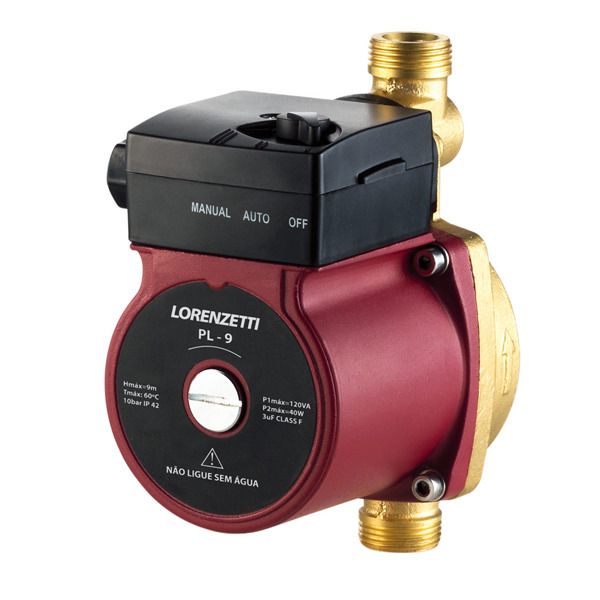 Pressurizador para Aquecedor de Água a Gás 127V (110V) PL9 Lorenzetti