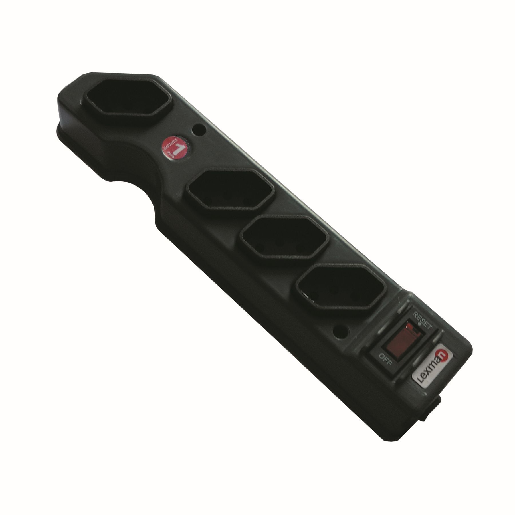 Protetor Elétrico 4Tomada(s) Bivolt Preto Lexman
