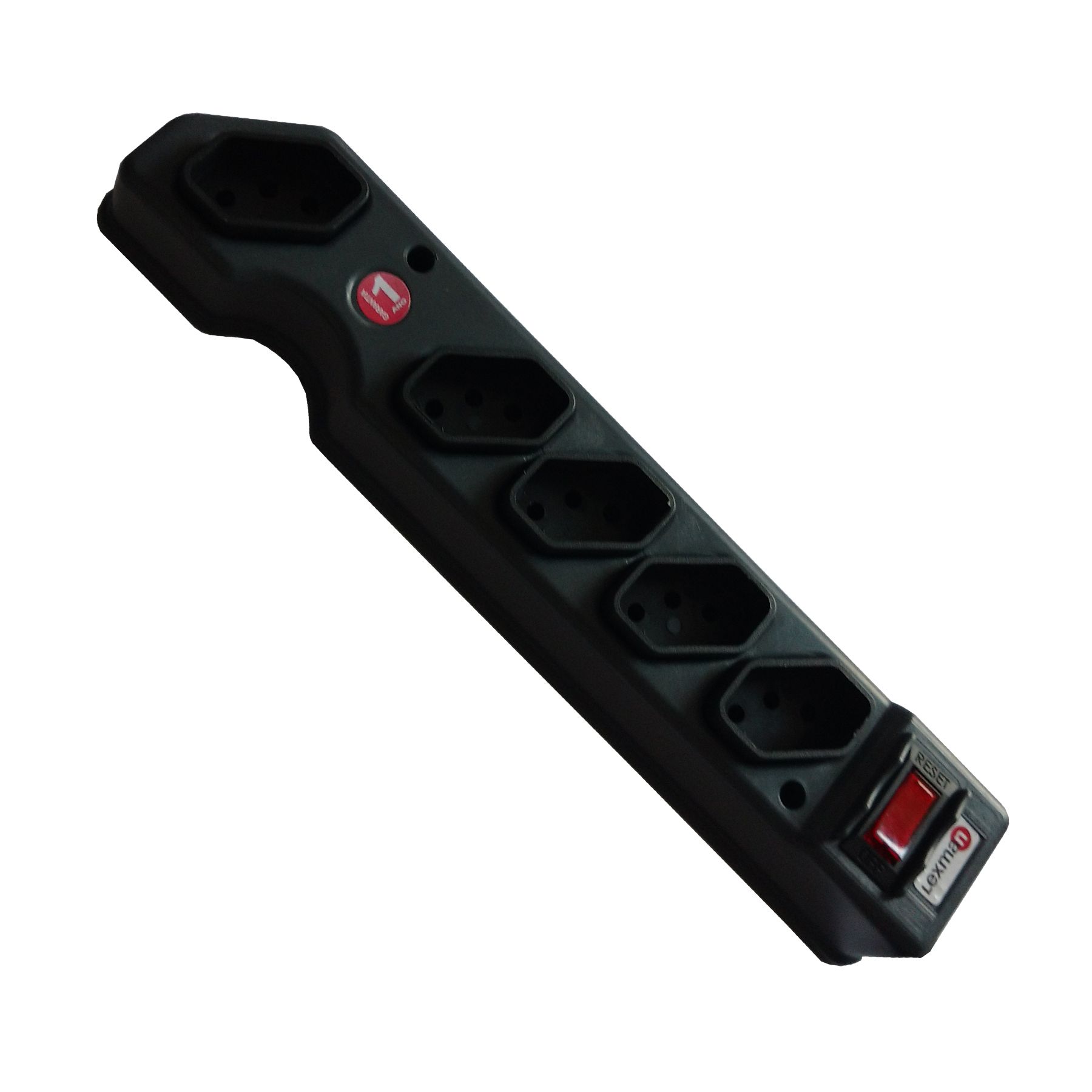 Protetor Elétrico 5Tomada(s) Bivolt Preto Lexman