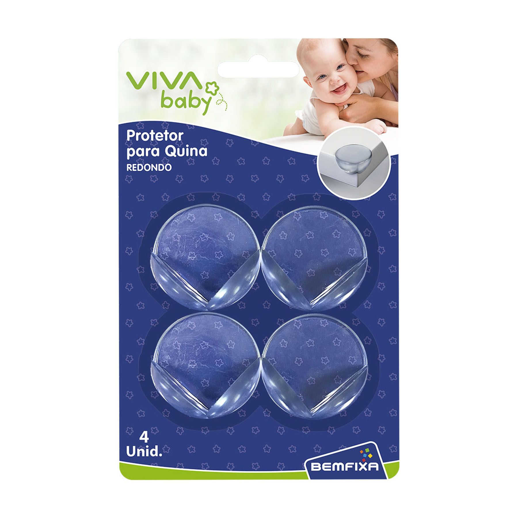 Protetor para Quina 1 unidade 4x4cm 5154 Viva Baby