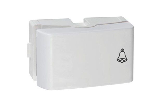 Pulsador de Campainha Branco Decor
