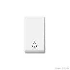 Pulsador para campainha 1 módulo Siena branco Alumbra