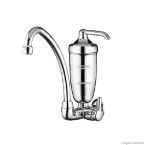 Purificador de água com torneira de parede Acqua Bella cromado Lorenzetti