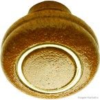 Puxador botão Navelli grande de madeira cerejeira Fixtil