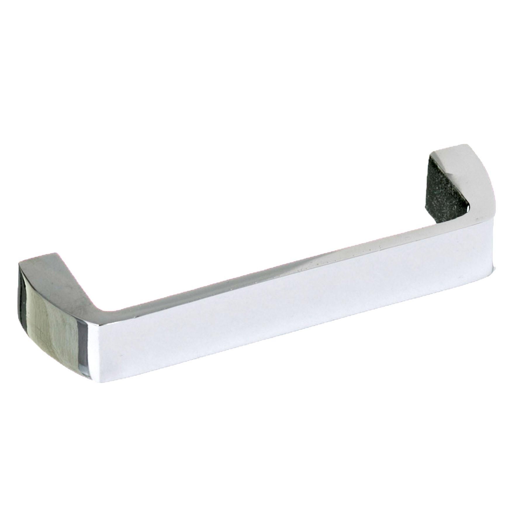 Puxador para Porta Unitário 10cm Zamac Cromado União Mundial