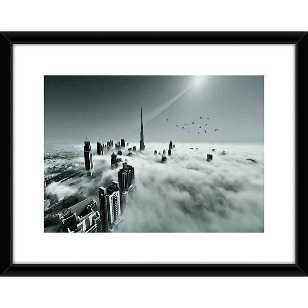 Quadro Black Skyline 49x39cm