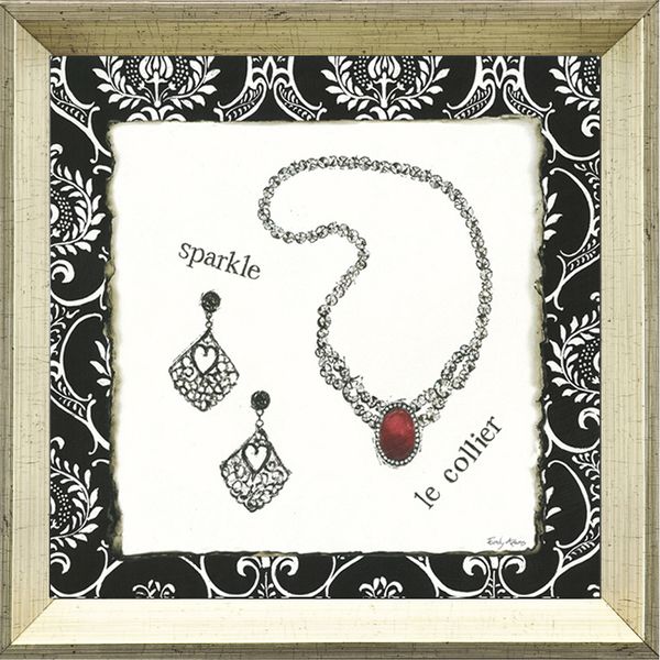 Quadro Closet Bijoux 24x24cm