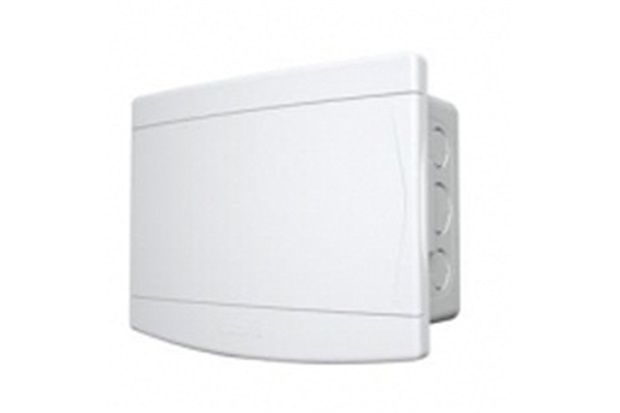 Quadro de Distribuição de Embutir 6/8 Disjuntores Tampa Branca