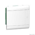 Quadro de distribuição disjuntores 8 módulos porta opaca embutir Schneider