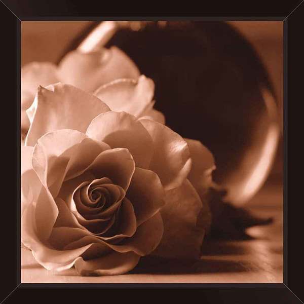 Quadro Rose Drama 29x29cm