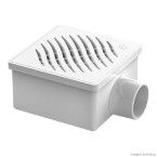 Ralo sifonado quadrado com grelha 100x53x40mm Tigre