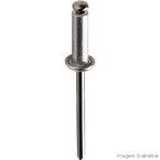 Rebite de alumínio para repuxo 3,10x10mm 20 unidades cinza Fixtil