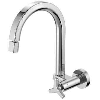 Torneira Parede Gourmet 3068 1/4 De Volta Inox - Leão