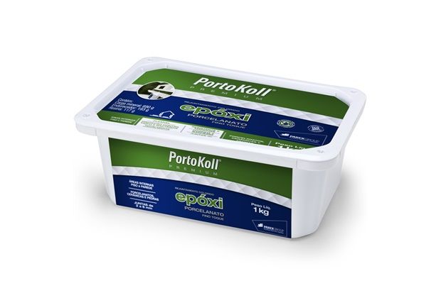 Rejunte Epoxi para Porcelanato Castanho 1 Kilo