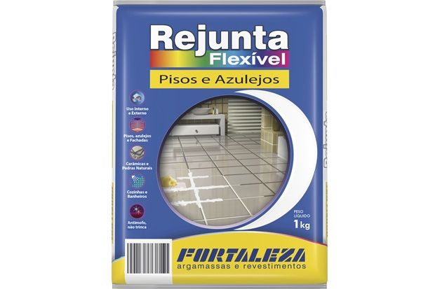 Rejunte Flexível 1mm a 16mm Preto 1kg
