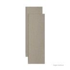 Rodapé 10x62cm bianco polido 4 peças Artes e Mosaicos