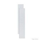 Rodapé bold Cargo Plus 8,5x45cm brilhante white 26 peças Eliane