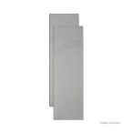 Rodapé Le Blanc 10x84cm branco 2 peças Artes e Mosaicos